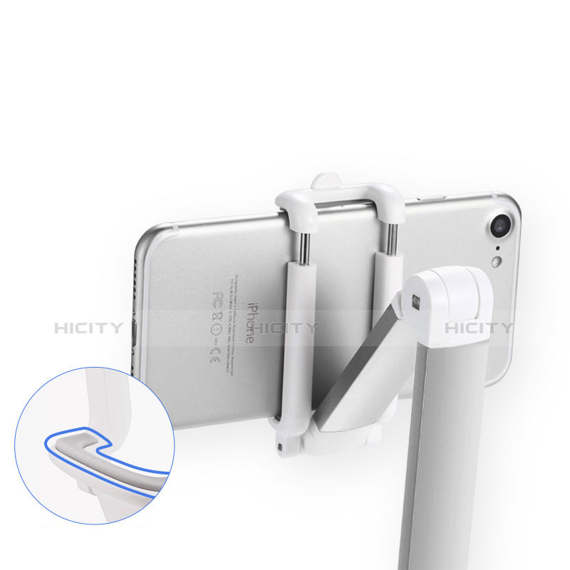 Sostegno Cellulari Flessibile Supporto Smartphone Universale T23 Bianco