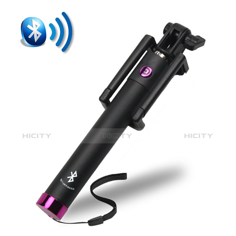 Sostegnotile Bluetooth Selfie Stick Allungabile Bastone Selfie Universale S14 Viola