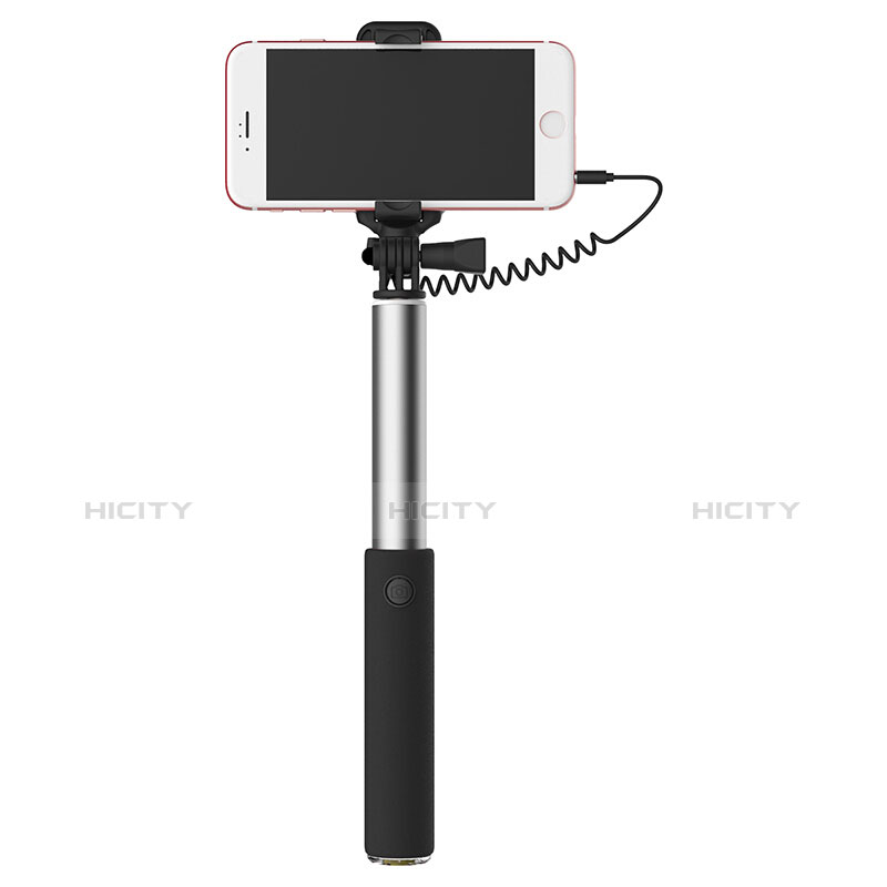 Sostegnotile Bluetooth Selfie Stick Allungabile Bastone Selfie Universale S15 Nero