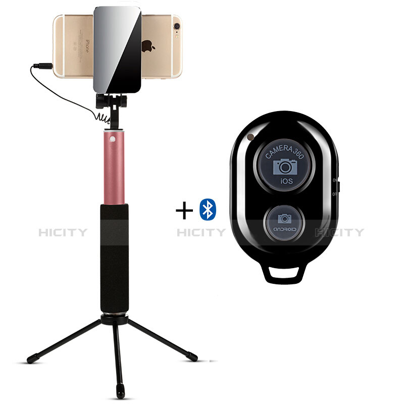 Sostegnotile Bluetooth Selfie Stick Allungabile Bastone Selfie Universale S15 Oro