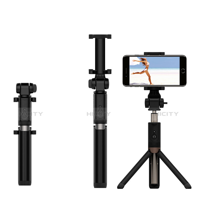 Sostegnotile Bluetooth Selfie Stick Allungabile Bastone Selfie Universale S23 Nero