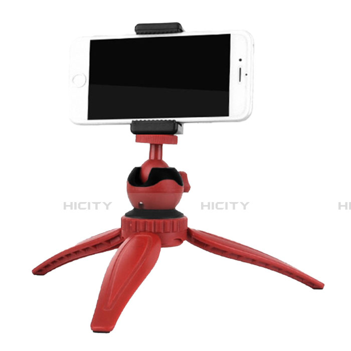 Sostegnotile Bluetooth Selfie Stick Tripode Allungabile Bastone Selfie Universale T09 Rosso