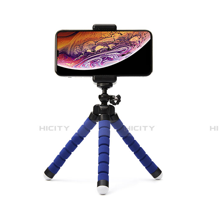 Sostegnotile Bluetooth Selfie Stick Tripode Allungabile Bastone Selfie Universale T16 Blu