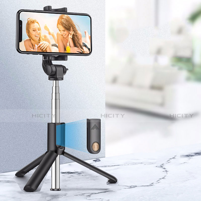 Sostegnotile Bluetooth Selfie Stick Tripode Allungabile Bastone Selfie Universale T22 Nero