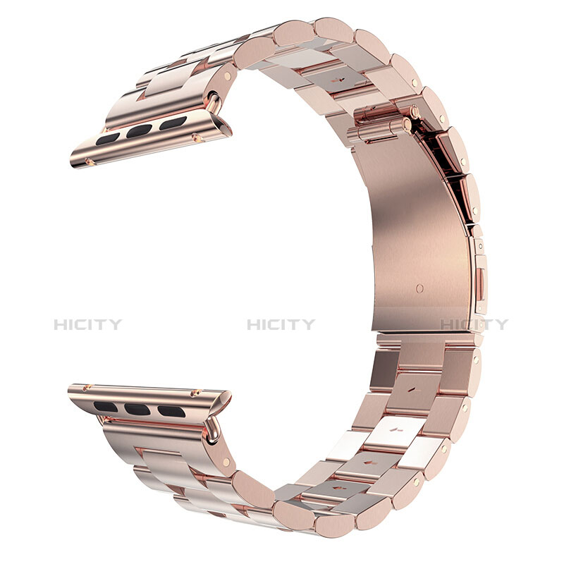 Stainless Cinturino Braccialetto Acciaio per Apple iWatch 2 38mm Oro Rosa