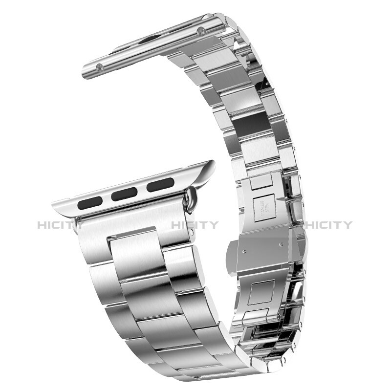 Stainless Cinturino Braccialetto Acciaio per Apple iWatch 3 42mm Argento