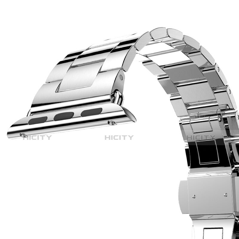 Stainless Cinturino Braccialetto Acciaio per Apple iWatch 3 42mm Argento