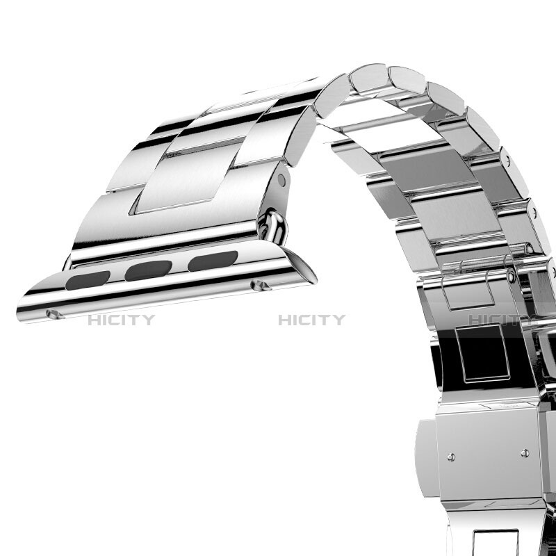 Stainless Cinturino Braccialetto Acciaio per Apple iWatch 5 44mm Argento