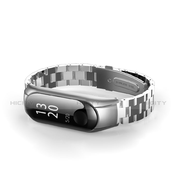 Stainless Cinturino Braccialetto Acciaio per Xiaomi Mi Band 3