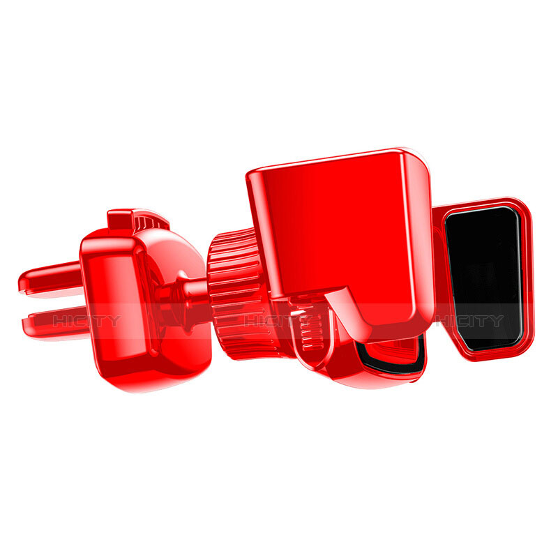 Supporto Cellulare Da Auto Bocchette Aria Universale A05 Rosso