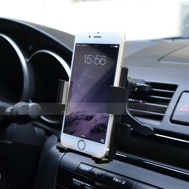 Supporto Cellulare Da Auto Bocchette Aria Universale M15 Nero