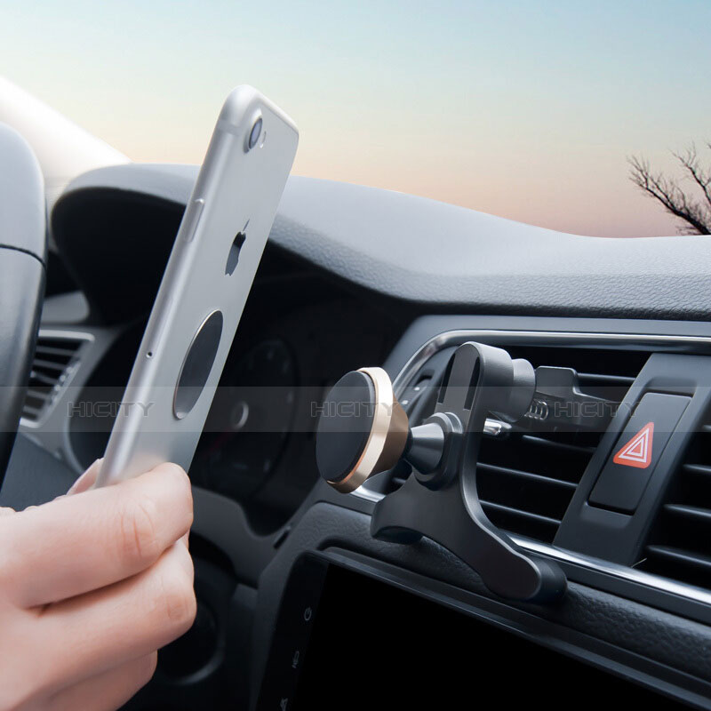 Supporto Cellulare Da Auto Bocchette Aria Universale M25 Nero