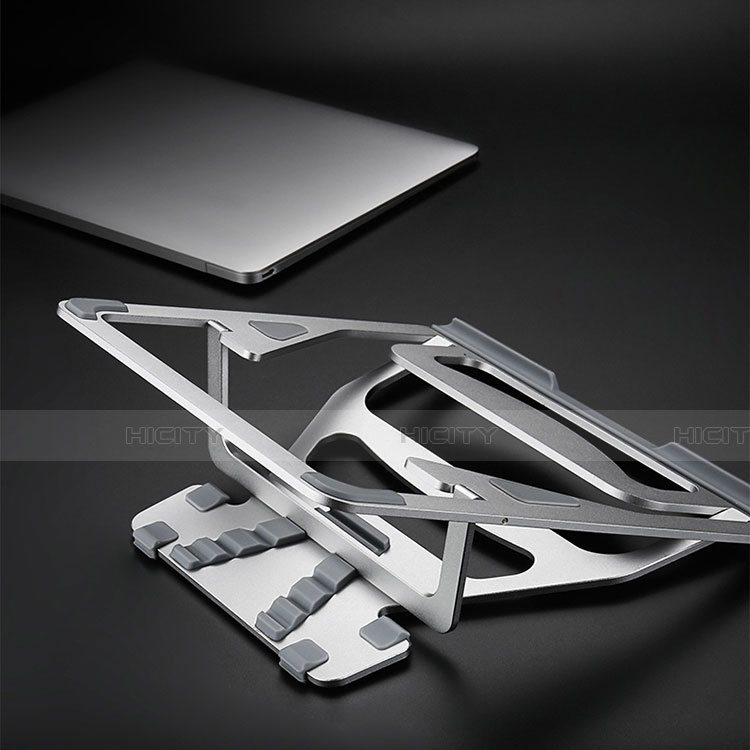 Supporto Computer Sostegnotile Notebook Universale K03 per Huawei MateBook X Pro (2020) 13.9 Argento