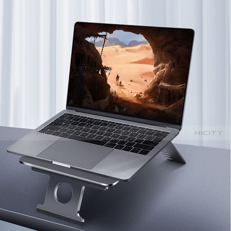 Supporto Computer Sostegnotile Notebook Universale K06 per Apple MacBook Air 13 pollici (2020) Grigio Scuro