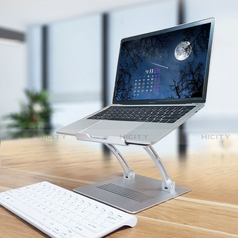 Supporto Computer Sostegnotile Notebook Universale K08 per Apple MacBook Air 13 pollici (2020) Argento