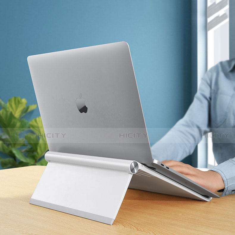 Supporto Computer Sostegnotile Notebook Universale K11 per Apple MacBook 12 pollici Argento