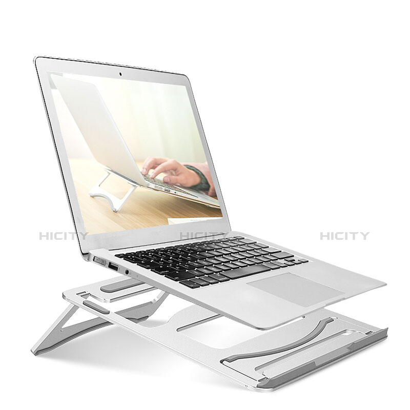 Supporto Computer Sostegnotile Notebook Universale S03 per Apple MacBook Air 13.3 pollici (2018) Argento