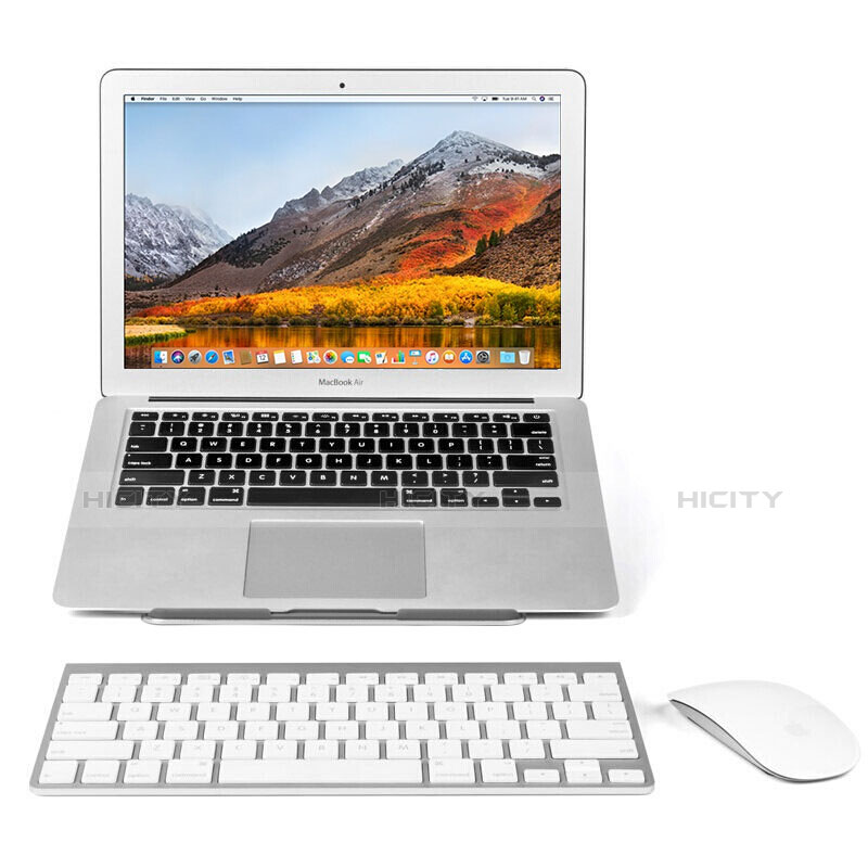 Supporto Computer Sostegnotile Notebook Universale S04 per Apple MacBook Air 11 pollici Argento