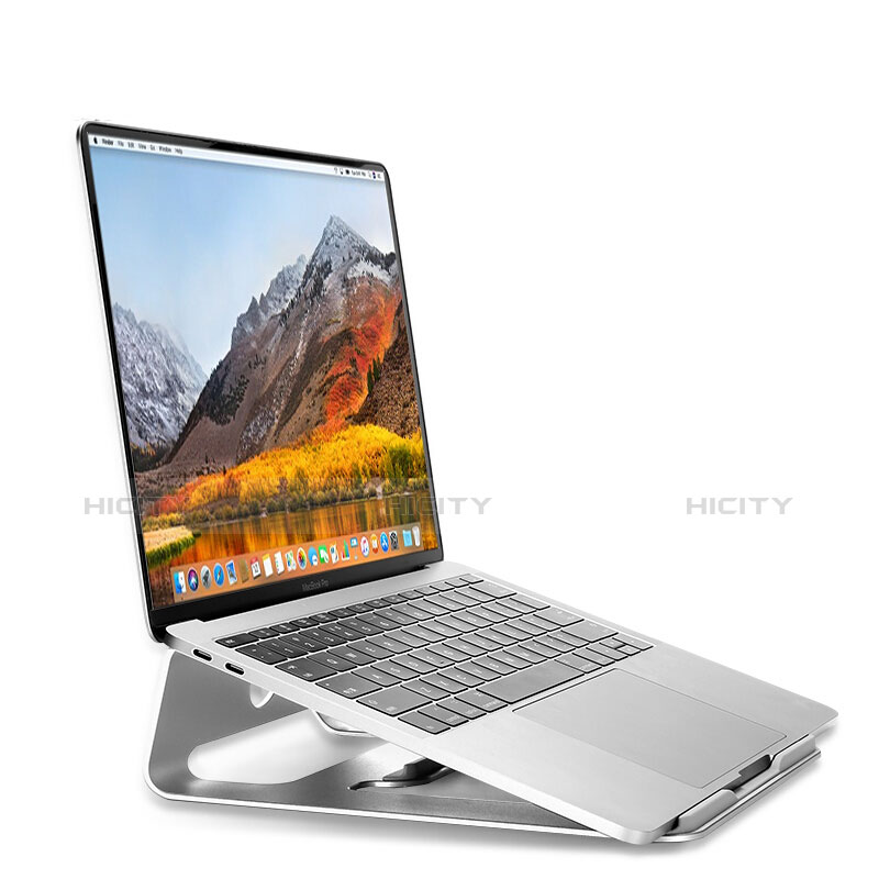 Supporto Computer Sostegnotile Notebook Universale S04 per Apple MacBook Air 13.3 pollici (2018) Argento