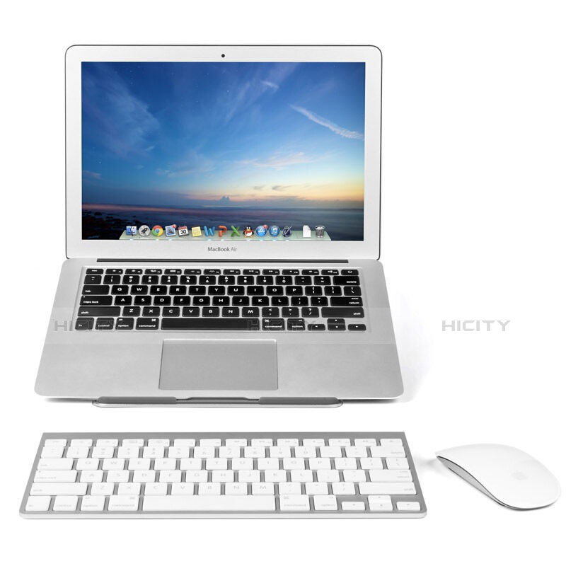 Supporto Computer Sostegnotile Notebook Universale S05 per Apple MacBook Air 13.3 pollici (2018) Argento