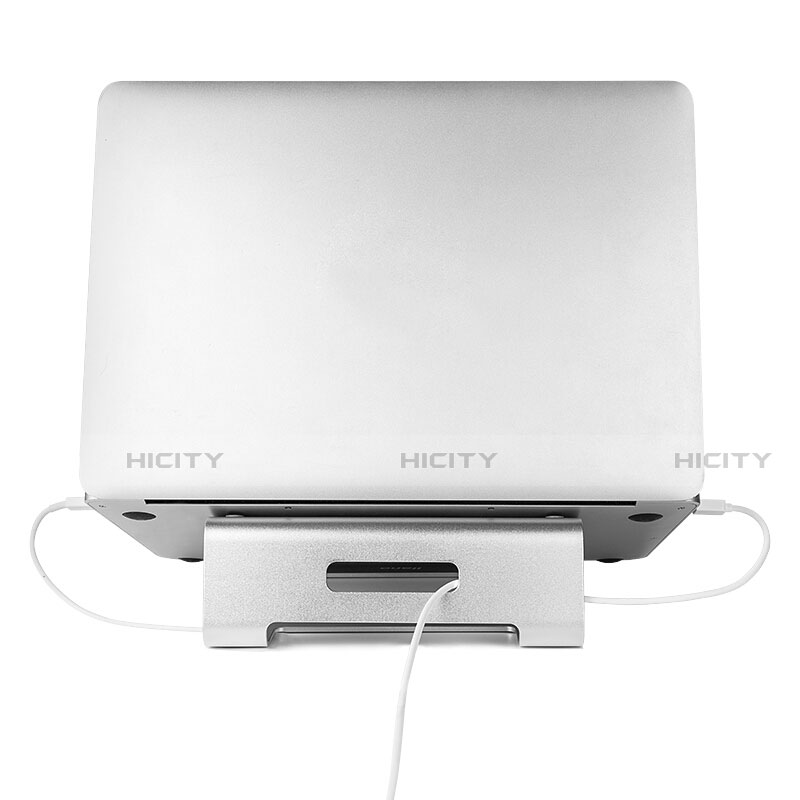 Supporto Computer Sostegnotile Notebook Universale S05 per Apple MacBook Air 13 pollici (2020) Argento