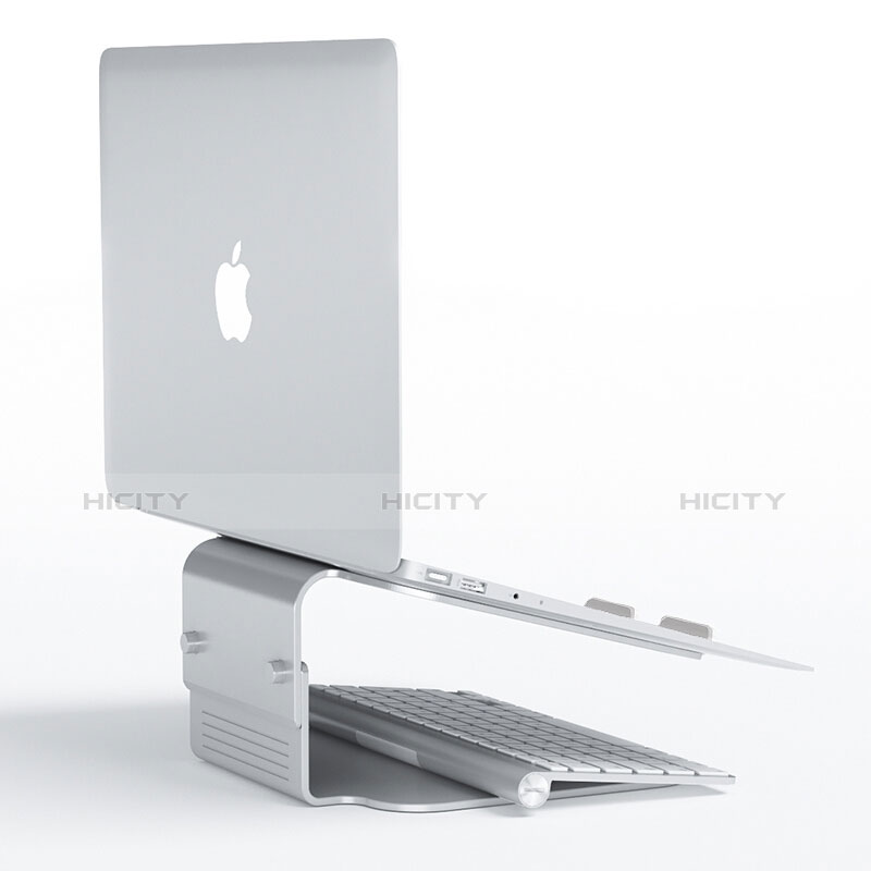 Supporto Computer Sostegnotile Notebook Universale S09 per Apple MacBook 12 pollici Argento