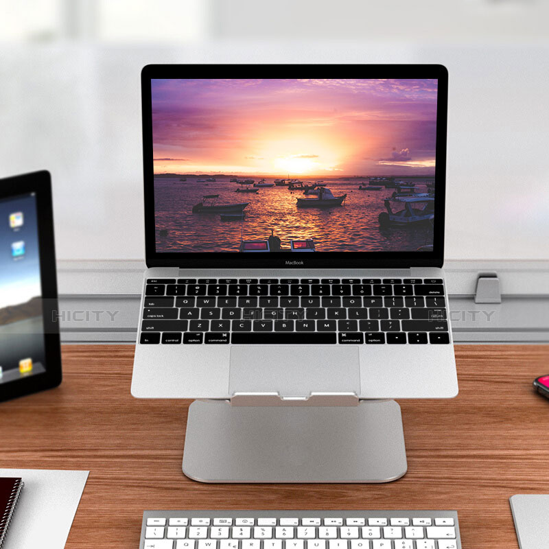 Supporto Computer Sostegnotile Notebook Universale S12 per Apple MacBook Air 13.3 pollici (2018) Argento