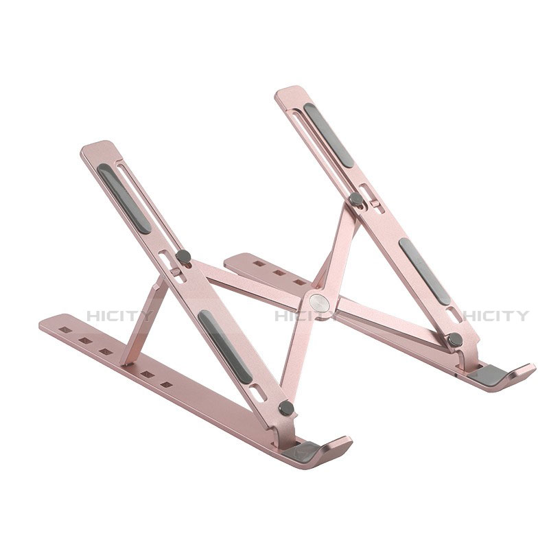 Supporto Computer Sostegnotile Notebook Universale T07 per Apple MacBook 12 pollici Oro Rosa