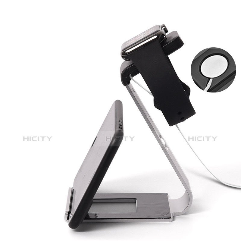 Supporto Di Ricarica Stand Docking Station C02 per Apple iWatch 2 38mm Argento