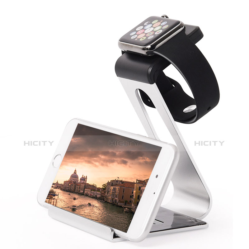 Supporto Di Ricarica Stand Docking Station C02 per Apple iWatch 3 38mm Argento