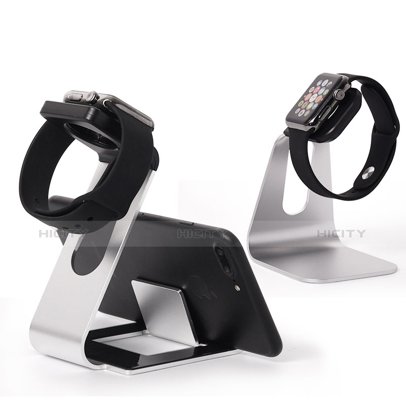 Supporto Di Ricarica Stand Docking Station C02 per Apple iWatch 42mm Argento