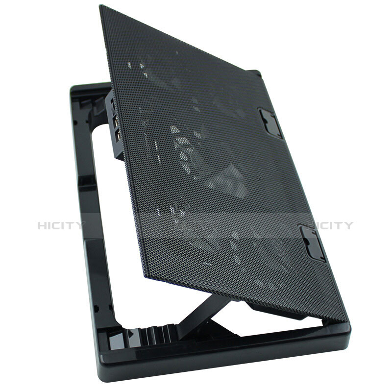 Supporto per Latpop Sostegnotile Notebook Ventola Raffreddamiento Stand USB Dissipatore Da 9 a 16 Pollici Universale M01 per Apple MacBook Pro 15 pollici Nero