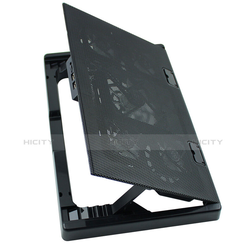 Supporto per Latpop Sostegnotile Notebook Ventola Raffreddamiento Stand USB Dissipatore Da 9 a 16 Pollici Universale M01 per Apple MacBook Pro 15 pollici Retina Nero