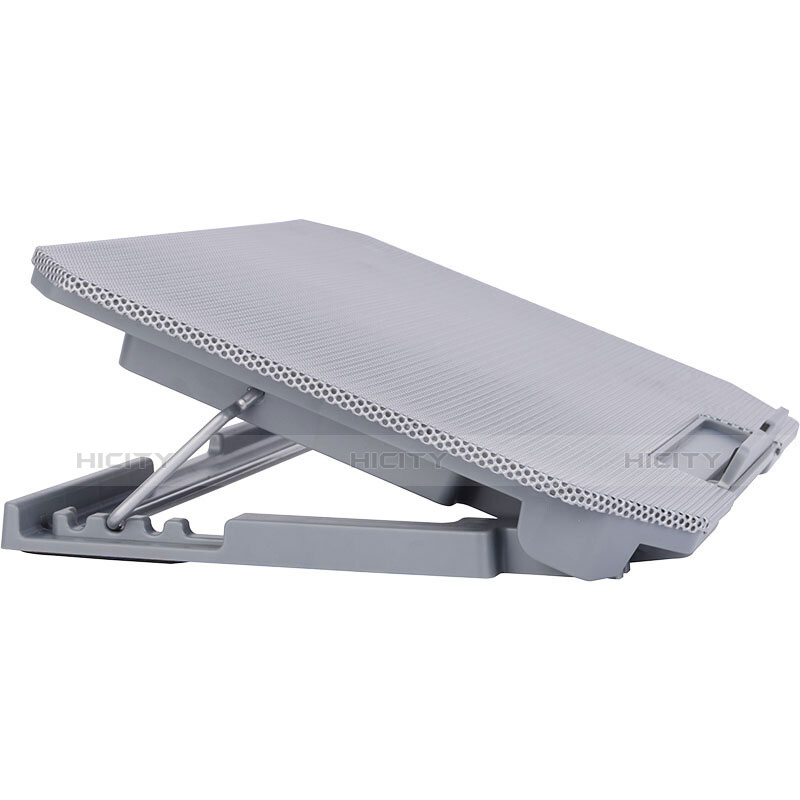 Supporto per Latpop Sostegnotile Notebook Ventola Raffreddamiento Stand USB Dissipatore Da 9 a 16 Pollici Universale M16 per Apple MacBook Air 11 pollici Argento