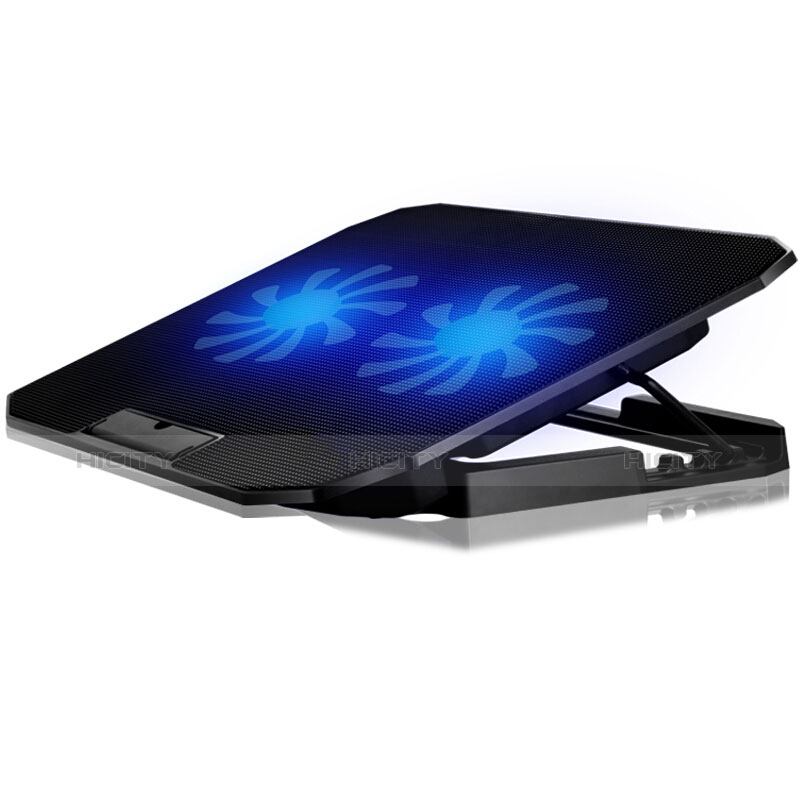 Supporto per Latpop Sostegnotile Notebook Ventola Raffreddamiento Stand USB Dissipatore Da 9 a 16 Pollici Universale M17 per Huawei MateBook X Pro (2020) 13.9 Nero