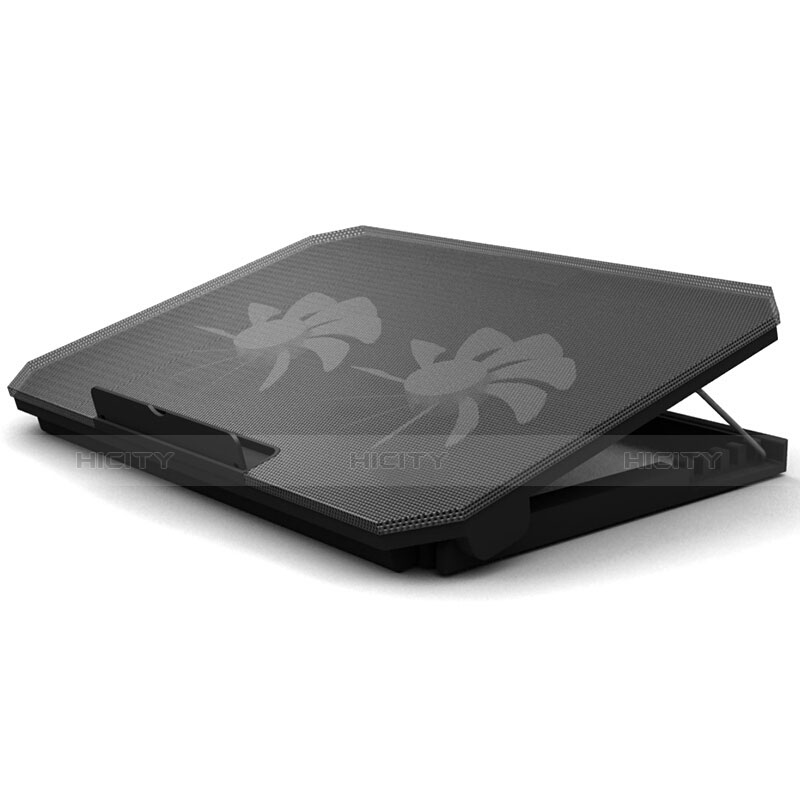 Supporto per Latpop Sostegnotile Notebook Ventola Raffreddamiento Stand USB Dissipatore Da 9 a 16 Pollici Universale M19 per Huawei MateBook D14 (2020) Nero