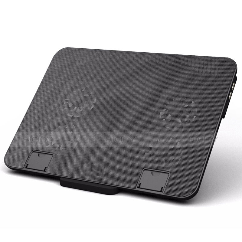 Supporto per Latpop Sostegnotile Notebook Ventola Raffreddamiento Stand USB Dissipatore Da 9 a 16 Pollici Universale M21 per Huawei Honor MagicBook 14 Nero
