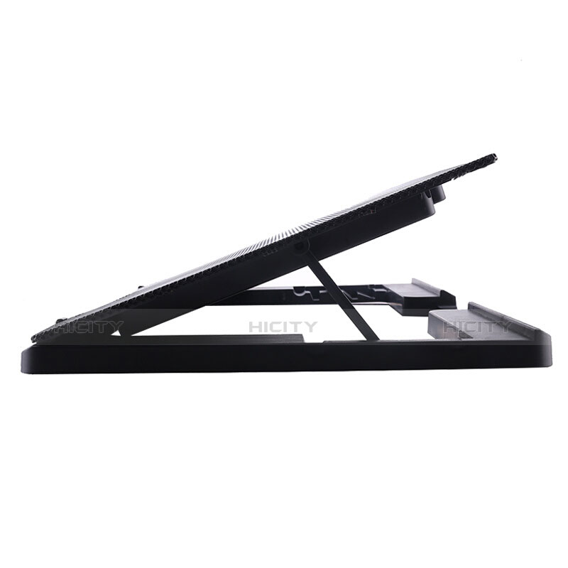 Supporto per Latpop Sostegnotile Notebook Ventola Raffreddamiento Stand USB Dissipatore Da 9 a 16 Pollici Universale M22 per Apple MacBook Air 11 pollici Nero