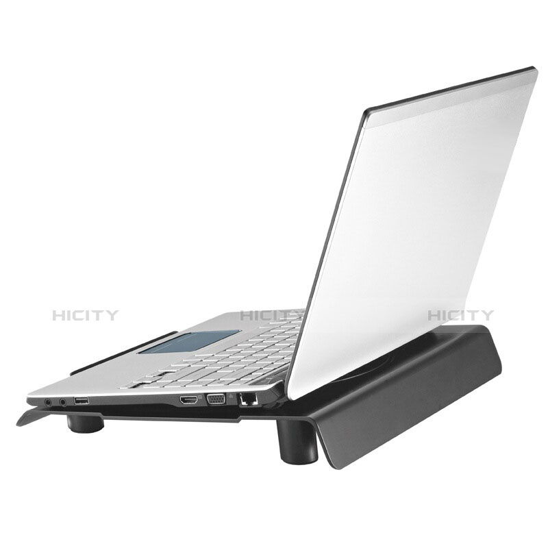 Supporto per Latpop Sostegnotile Notebook Ventola Raffreddamiento Stand USB Dissipatore Da 9 a 16 Pollici Universale M24 per Apple MacBook Pro 13 pollici Nero