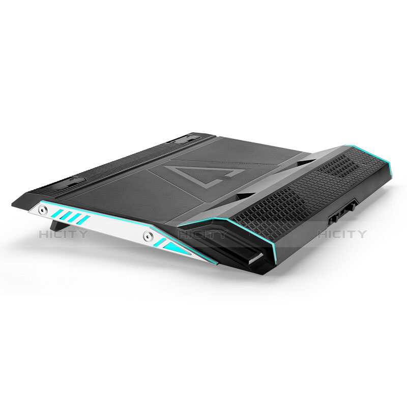 Supporto per Latpop Sostegnotile Notebook Ventola Raffreddamiento Stand USB Dissipatore Da 9 a 17 Pollici Universale L01 per Huawei Honor MagicBook 15 Nero