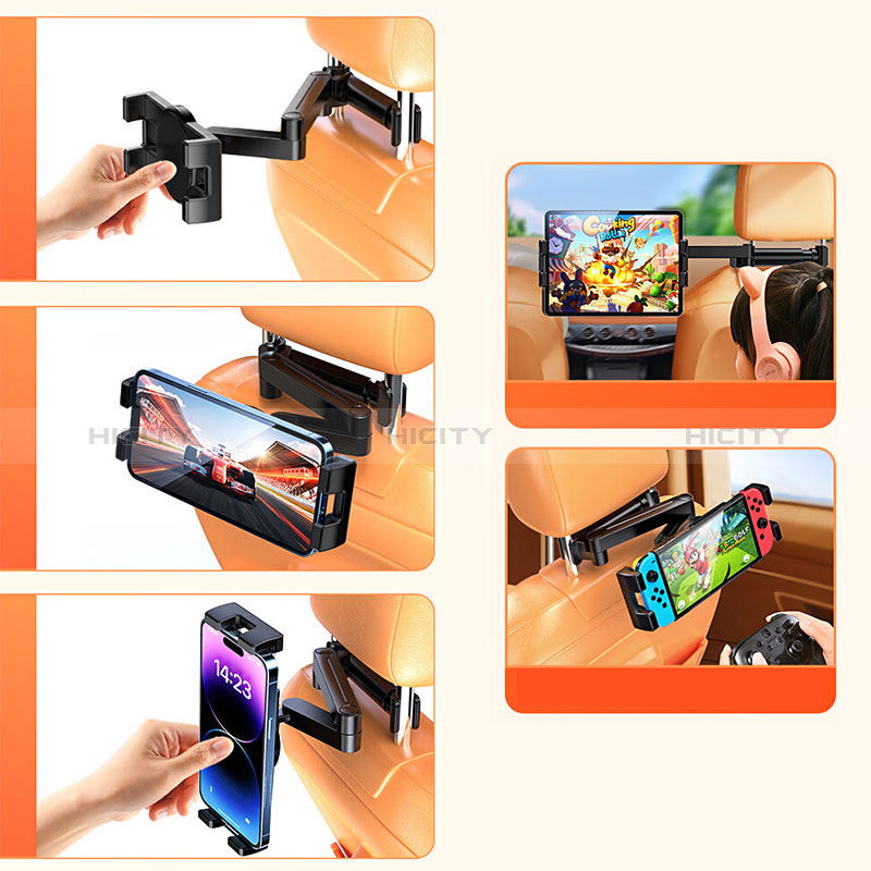 Supporto Sostegno Auto Sedile Posteriore Universale BS5 Nero