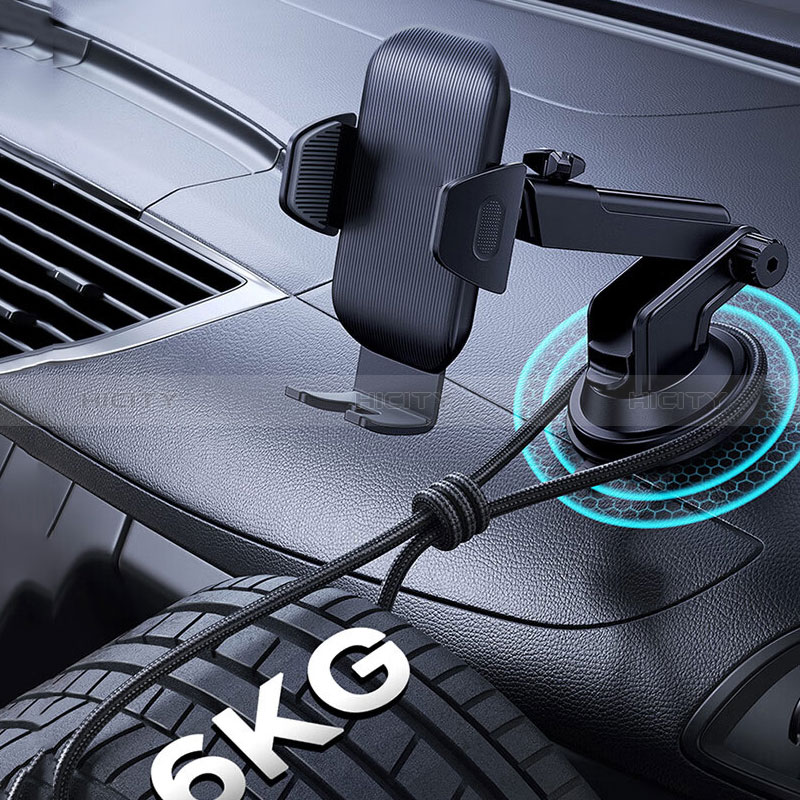 Supporto Sostegno Cellulari Con Ventosa Da Auto Universale BS5 Nero