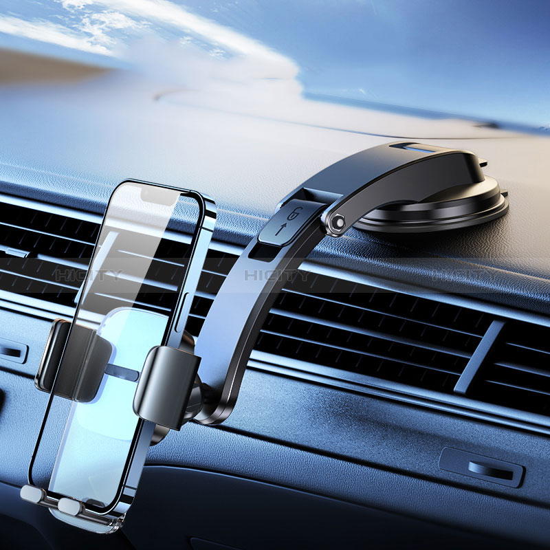 Supporto Sostegno Cellulari Con Ventosa Da Auto Universale BS6 Nero