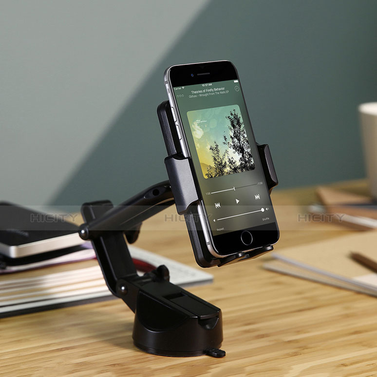 Supporto Sostegno Cellulari Con Ventosa Da Auto Universale H17 Nero