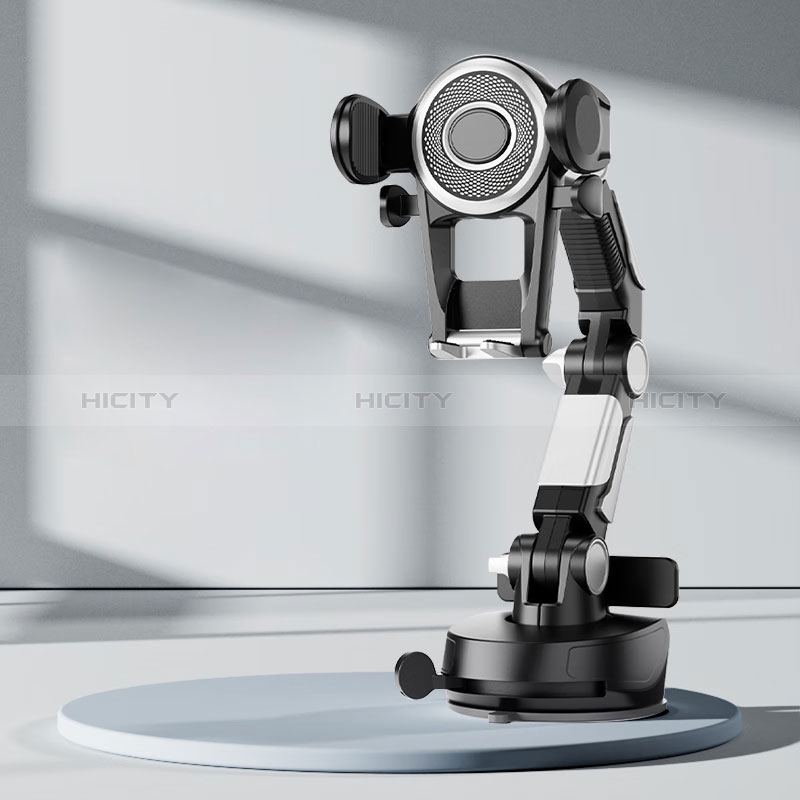 Supporto Sostegno Cellulari Con Ventosa Da Auto Universale N06 Nero