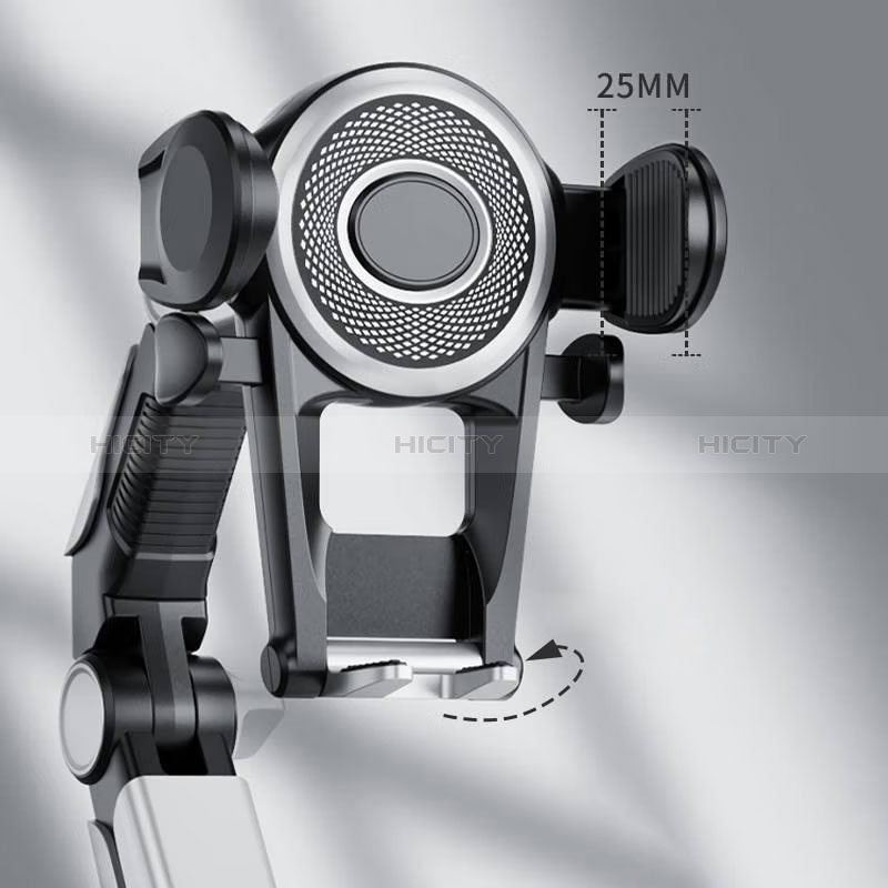 Supporto Sostegno Cellulari Con Ventosa Da Auto Universale N06 Nero