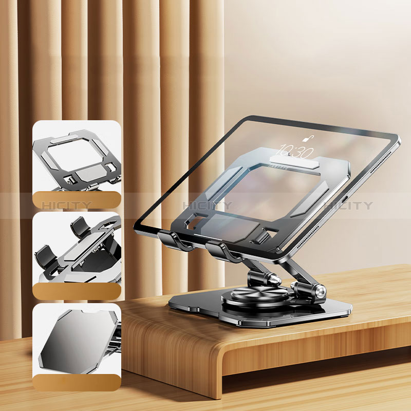 Supporto Tablet PC Flessibile Sostegno Tablet Universale D12 per Apple iPad Pro 12.9 (2022) Nero