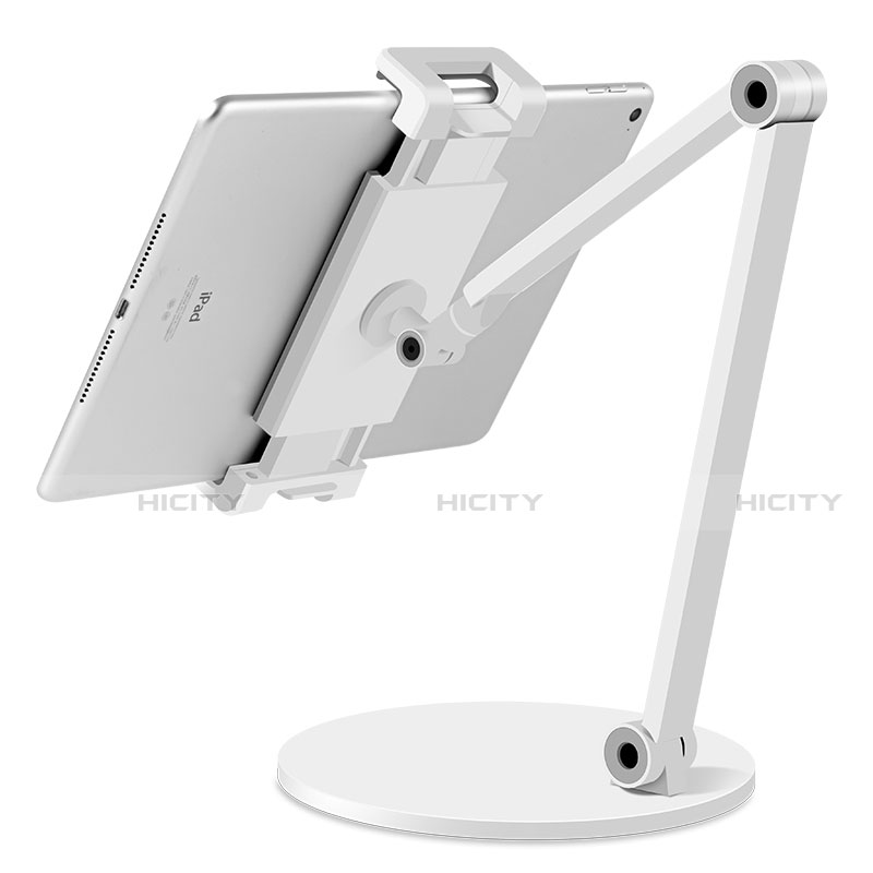 Supporto Tablet PC Flessibile Sostegno Tablet Universale K04 per Apple iPad Mini 4 Bianco