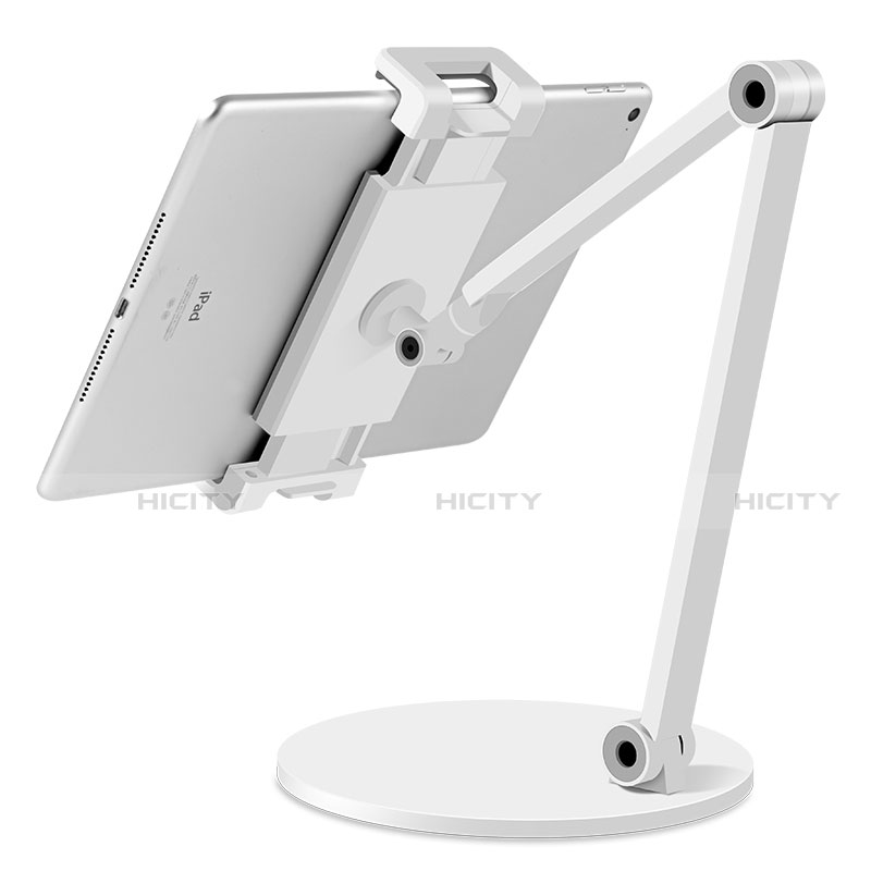 Supporto Tablet PC Flessibile Sostegno Tablet Universale K04 per Microsoft Surface Pro 4 Bianco