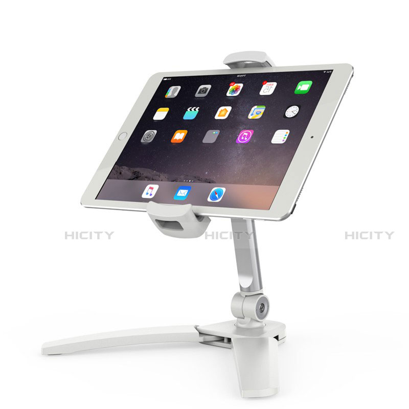 Supporto Tablet PC Flessibile Sostegno Tablet Universale K08 per Apple iPad Air 2 Bianco